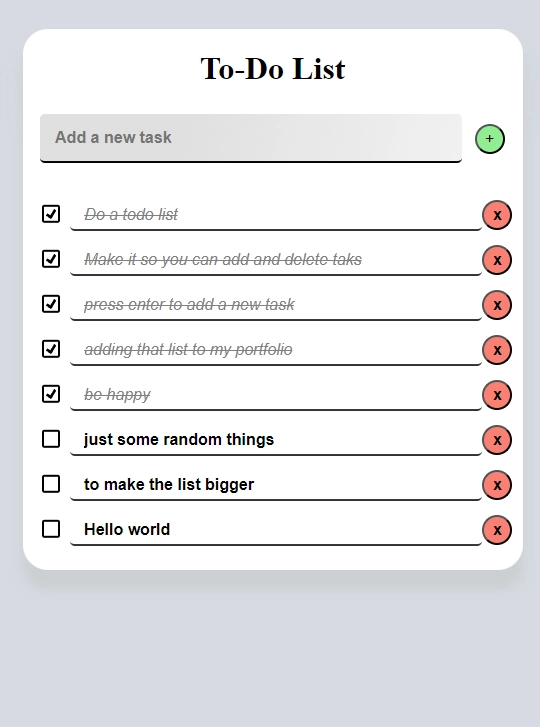 To-Do List